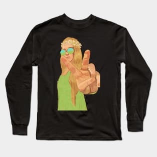 Peace Out Long Sleeve T-Shirt